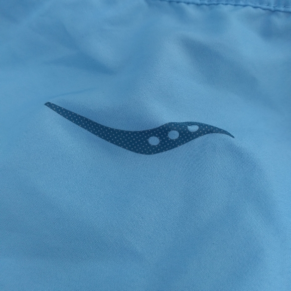 Ladies Blue Saucony Windbreaker Jacket, Size Small, Lightweight, Back Ve… - Picture 10 of 14